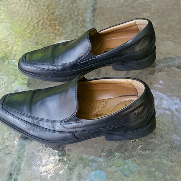 Clarks mens black ortholite soft loafers sz 10.5 main image 6